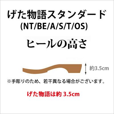 みずとりの下駄 げた物語 スタンダード S-2 青海波/紺・紺