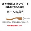 みずとりの下駄 げた物語 スタンダード NT-10 青海波/赤・赤