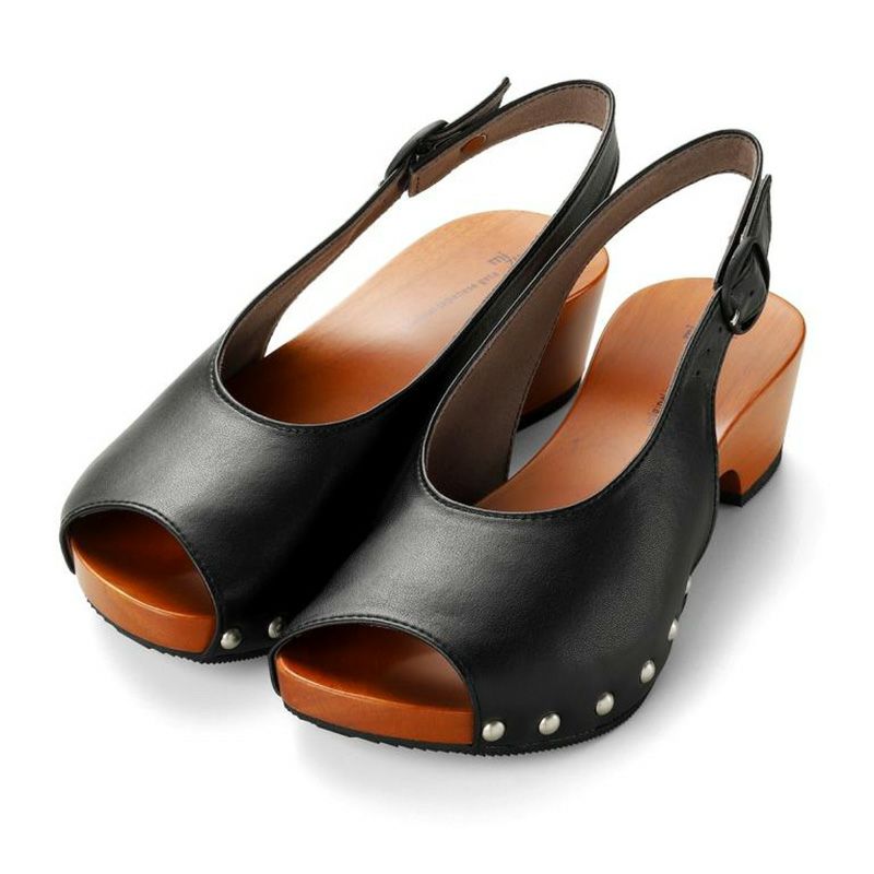 みずとりの下駄 hitete ハイテテ KTP-01 バックベルト/ブラック