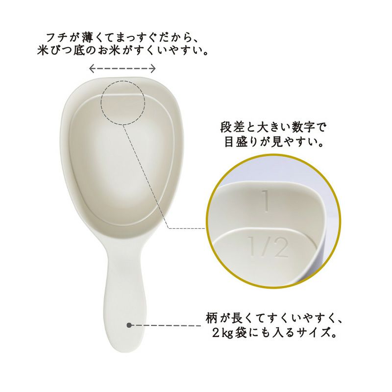 段差と大きい数字で目盛りが見やすい