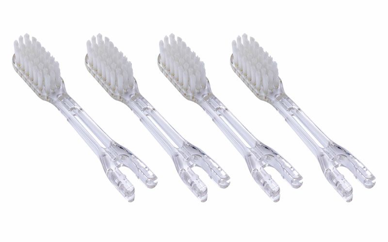 ソラデー替ブラシ [ 4列ワイド ] 【 やわらかめ 】 4本入