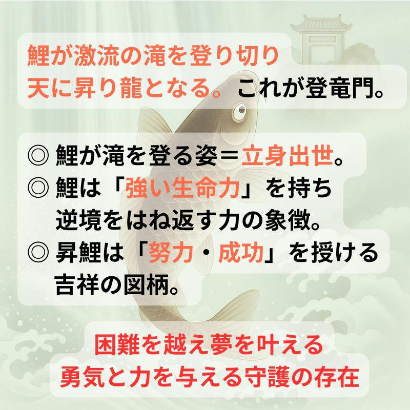 夫婦滝昇鯉　森山観月