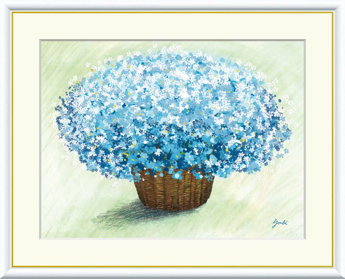 爽やかなブルーのブーケ