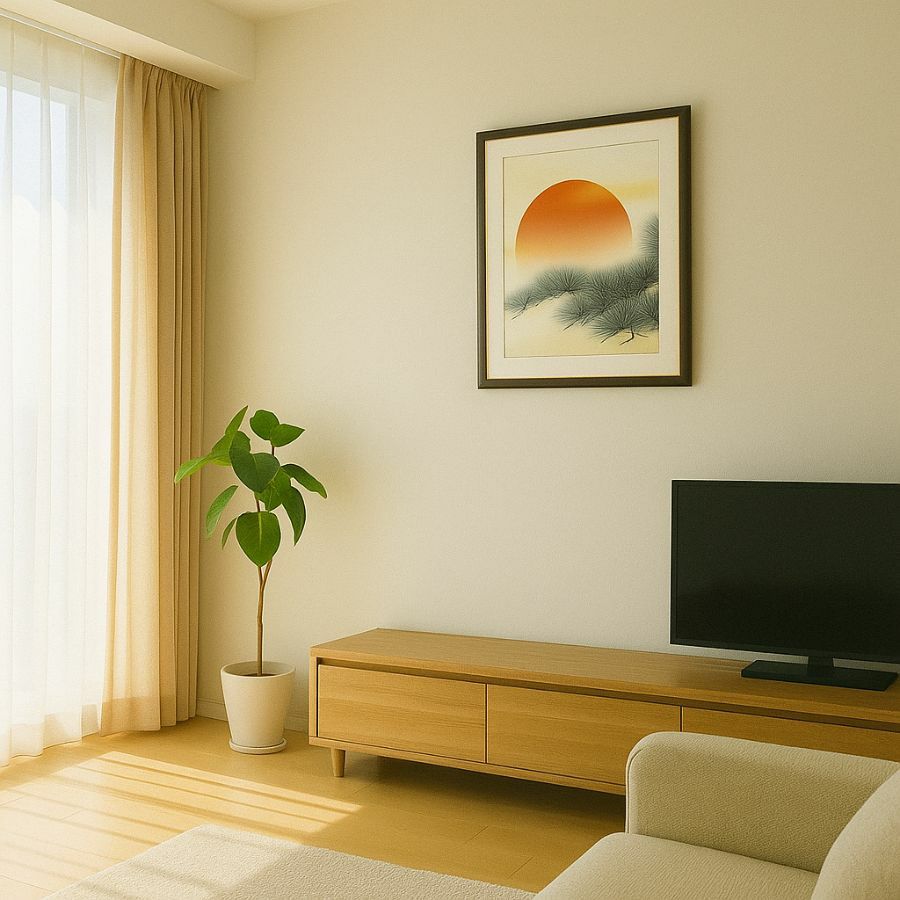  旭日　長江桂舟　Rising Sun