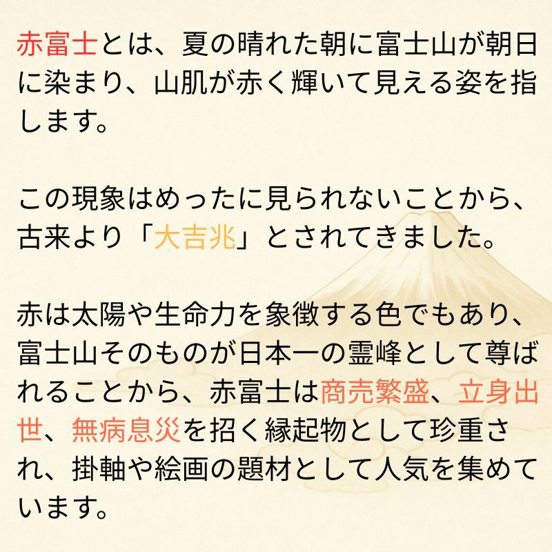 赤富士 伊藤渓山